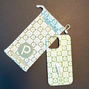 Loopy Case iPhone 12/13 Pro Max Sage Smileys